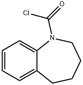 1H-1-Benzazepine-1-carbonyl chloride, 2,3,4,5-tetrahydro- (9CI) Structure