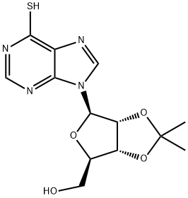 2',3'-O-ISOPROPYLIDENE-6-THIOINOSINE Structure