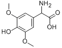 AMINO-(4-HYDROXY-3,5-DIMETHOXY-PHENYL)-ACETIC ACID Structure