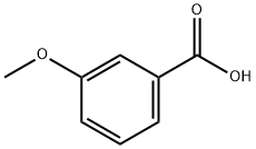 3-Methoxybenzoic acid Structure