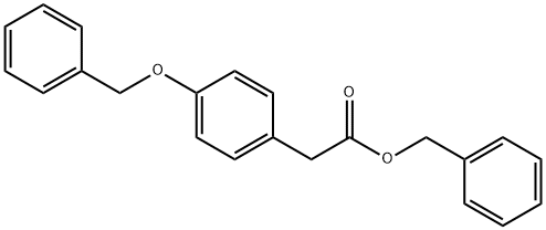 BENZYL 2-(4-(BENZYLOXY)PHENYL)ACETATE Structure