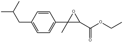 ETHYL 3-(4-ISOBUTYLPHENYL)-3-METHYL GLYCIDATE Structure