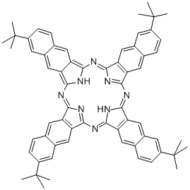 2,11,20,29-TETRA-TERT-BUTYL-2,3-NAPHTHALOCYANINE Structure