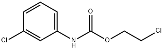 2-chloroethyl N-(3-chlorophenyl)carbamate Structure