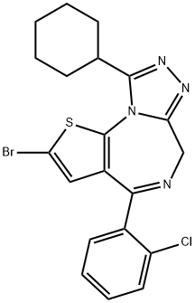 Ciclotizolam Structure