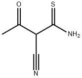 2-CYANO-3-OXOBUTANETHIOAMIDE Structure