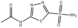 Acetazolamide Structure