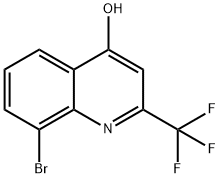 8-BROMO-2-(TRIFLUOROMETHYL)QUINOLIN-4-OL Structure