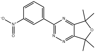 5,7-dihydro-5,5,7,7-tetramethyl-3-(3-nitrophenyl)furo[3,4-e]-1,2,4-triazine Structure
