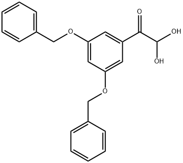 3,5-DIBENZYLOXYPHENYLGLYOXAL HYDRATE Structure