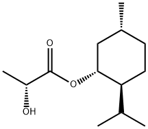 (-)-Menthyl lactate Structure