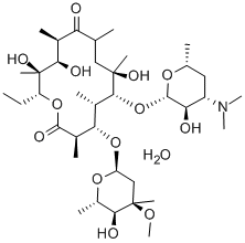 ERYTHROMYCIN A  DIHYDRATE Structure