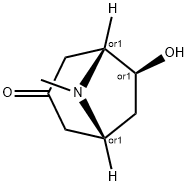 (+/-)-exo-6-Hydroxytropinone Structure