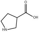  	3-Pyrrolidinecarboxylic acid Structure
