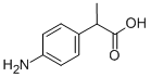4-aminohydratropic acid Structure
