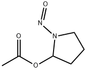 alpha-acetoxy-N-nitrosopyrrolidine Structure