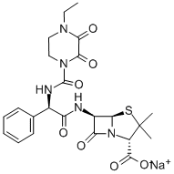 Piperacillin sodium salt Structure