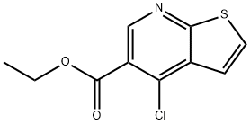 ETHYL 4-CHLOROTHIENO[2,3-B]PYRIDINE-5-CARBOXYLATE Structure