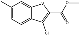 METHYL 3-CHLORO-6-METHYLBENZO(B)THIOPHE& Structure