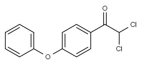 4-Phenoxy-2',2'-dichloroacetophenone Structure