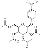 4'-NITROPHENYL TETRA-O-ACETYL-BETA-D-GLUCOPYRANOSIDE Structure