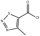 4-METHYL-1,2,3-THIADIAZOLE-5-CARBONYL CHLORIDE Structure