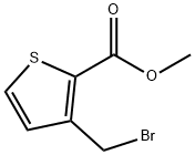 3-BROMOMETHYL-THIOPHENE-2-CARBOXYLIC ACID METHYL ESTER
 Structure