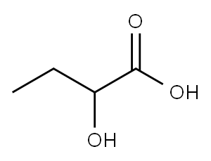 DL-2-Hydroxybutyric Acid Structure