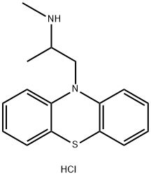 rac N-Demethyl Promethazine Hydrochloride Structure