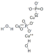 COPPER(II) PHOSPHATE-2-HYDRATE Structure