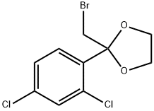 2-(bromomethyl)-2-(2,4-dichlorophenyl)-1,3-dioxolane Structure