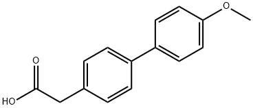 (4'-METHOXY-BIPHENYL-4-YL)-ACETIC ACID Structure