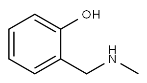 2-HYDROXY-N-METHYLBENZYLAMINE HYDROCHLORIDE Structure