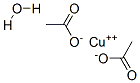 Cupric acetate monohydrate  Structure