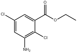 ETHYL-3-AMINO-2.5-DICHLOROBENZOATE Structure