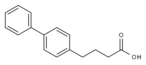 4-(4-BIPHENYLYL)BUTYRIC ACID Structure