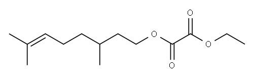 ETHYL CITRONELLYL OXALATE Structure