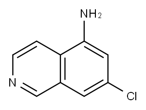 5-Isoquinolinamine,7-chloro-(9CI) Structure
