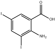 2-AMINO-3,5-DIIODOBENZOIC ACID Structure