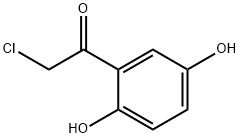 2-chloro-2-5-dihydroxyacetophenone  Structure
