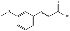 3-Methoxycinnamic acid Structure