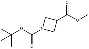 Methyl 1-Boc-azetidine-3-carboxylate Structure