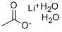 Lithium acetate dihydrate Structure