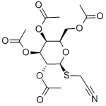 CYANOMETHYL 2,3,4,6-TETRA-O-ACETYL-1-THIO-BETA-D-GALACTOPYRANOSIDE Structure