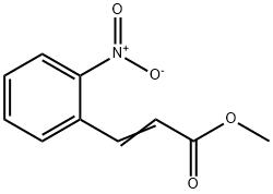 2-Nitrobenzeneacrylic acid methyl ester Structure
