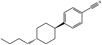 TRANS-4-(4'-N-BUTYLCYCLOHEXYL)-BENZONITRILE Structure