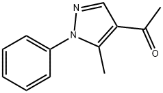 4-ACETYL-5-METHYL-1-PHENYLPYRAZOLE Structure