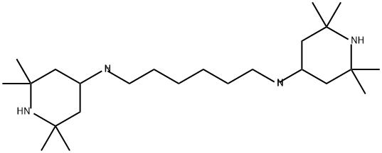 N,N'-Bis(2,2,6,6-tetramethylpiperidin-4-yl)hexane-1,6-diamine Structure