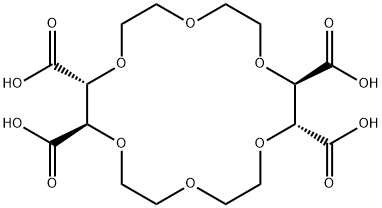 (+)-(18-CROWN-6)-2,3,11,12-TETRACARBOXYLIC ACID Structure