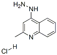 4-HYDRAZINO-2-METHYLQUINOLINE HYDROCHLORIDE Structure
